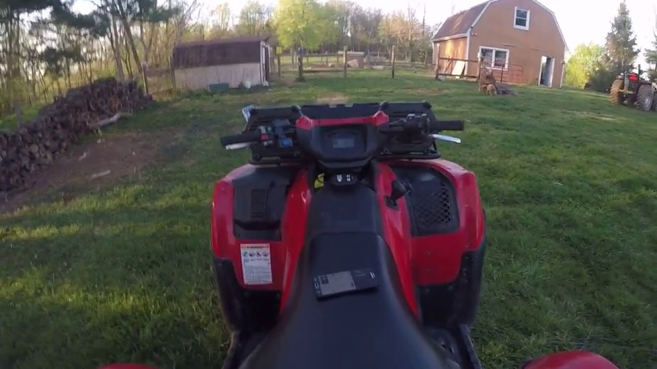 2017 Brute force 750 Boss Audio ATV Speakers with LEDs