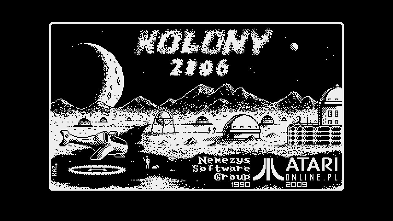 Kolony 2106 Atari XL/XE Gameplay