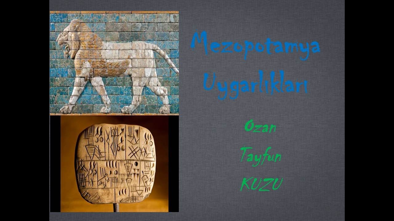 5.SINIF SOSYAL BİLGİLER / MEZOPOTAMYA MEDENİYETLERİ ( Sümerler, Babiller, Asurlular)