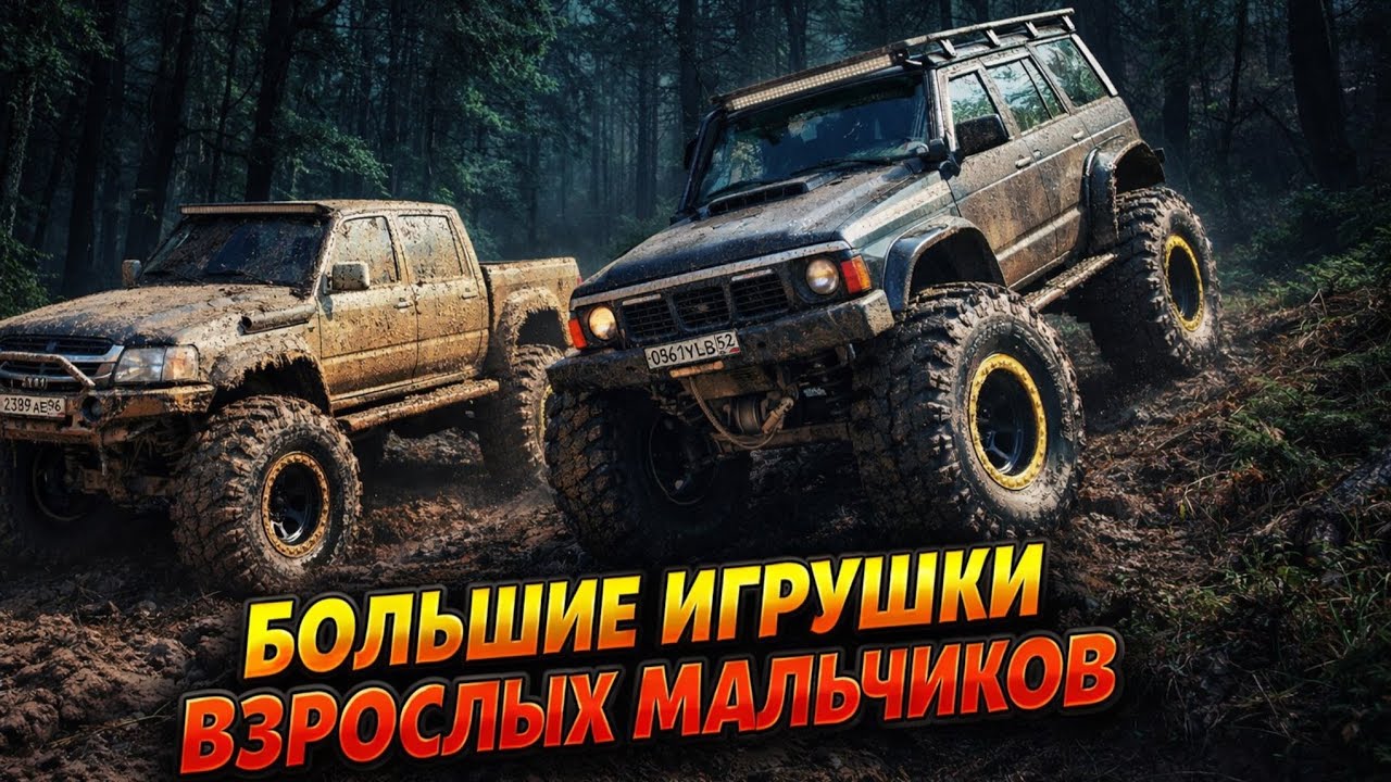 #SKrdOffroad Ниссан Патрол на М57 или на 1uz? Злой пикап на 3uz. Правда ли что мощность решает?