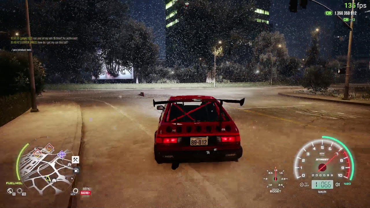 velocidad sin limites en Carx Street