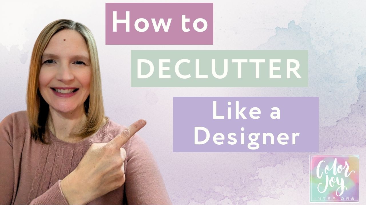 Declutter Like a Designer - How interior designers declutter rooms to enhance its overall design.
