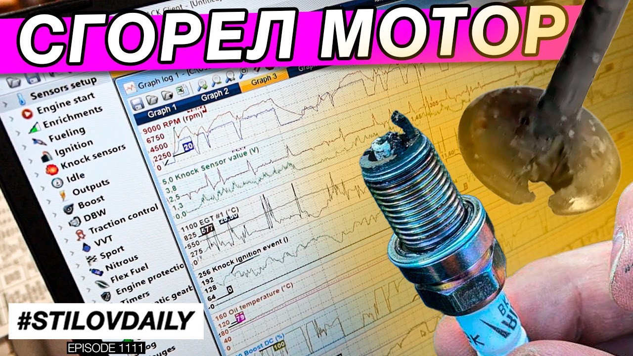 КАК СГОРЕЛ МОТОР В ЛАВРЕ? СМОТРИМ ЛОГИ В ECU MASTER