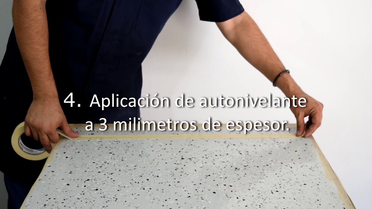 Marel | Piso epóxico decorativo con hojuelas de colores