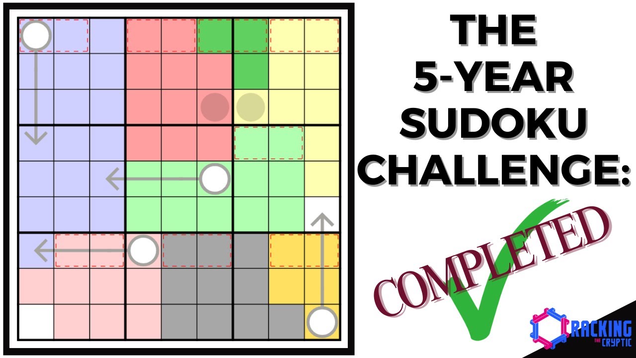 The 5-Year Sudoku Challenge? Completed It!!