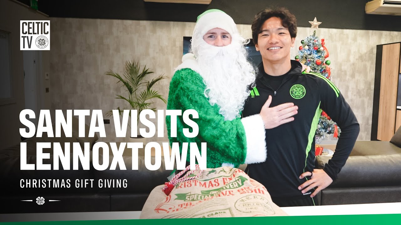 Santa visits Lennoxtown | Celtic Christmas Gift Giving (25/12/25) 🎁🎅