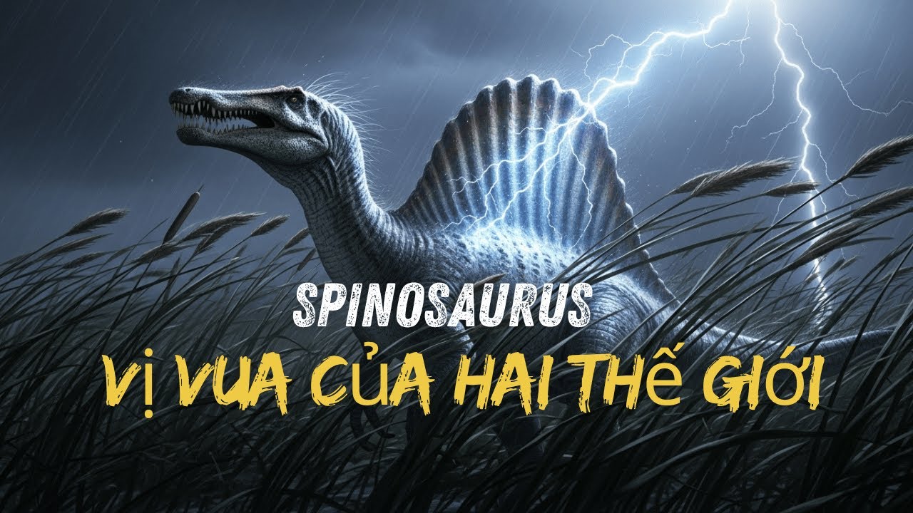 Khủng Long Spinosaurus Vị Vua Hai Thế Giới Phá vỡ mọi quy luật tiến hóa