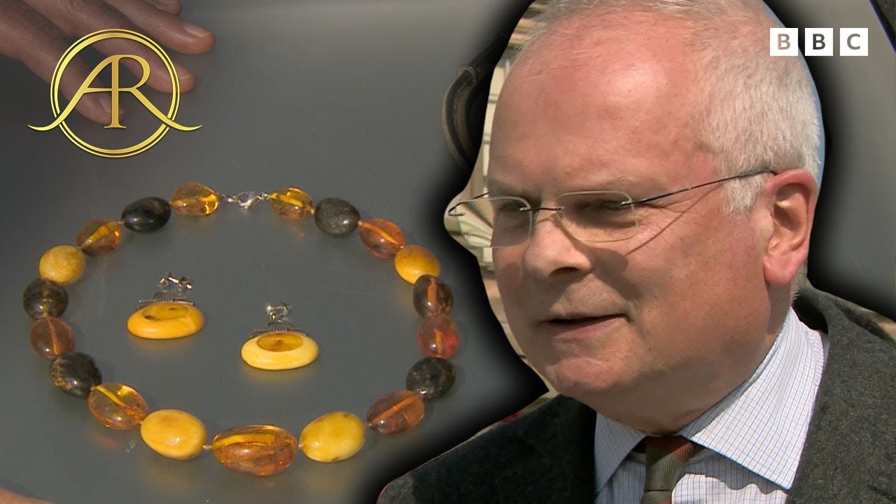Amber Necklace With Ancient Insects Surprise Owner With Valuation | Antiques Roadshow UK