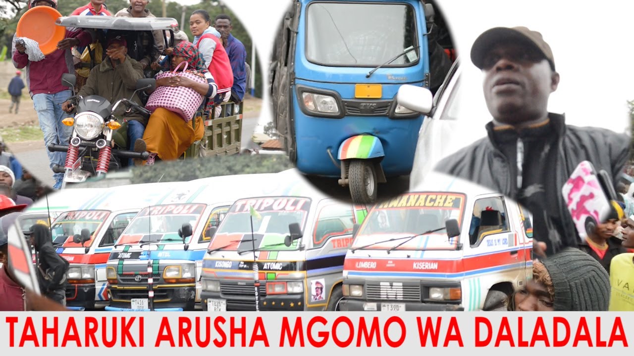 TAHARUKI TENA MGOMO WA DALADALA ARUSHA HAPATOSHI POLISI WATANDA KILA KONA
