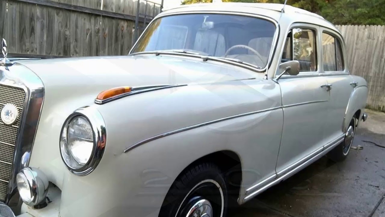1958 Mercedes 220s Ponton webasto
