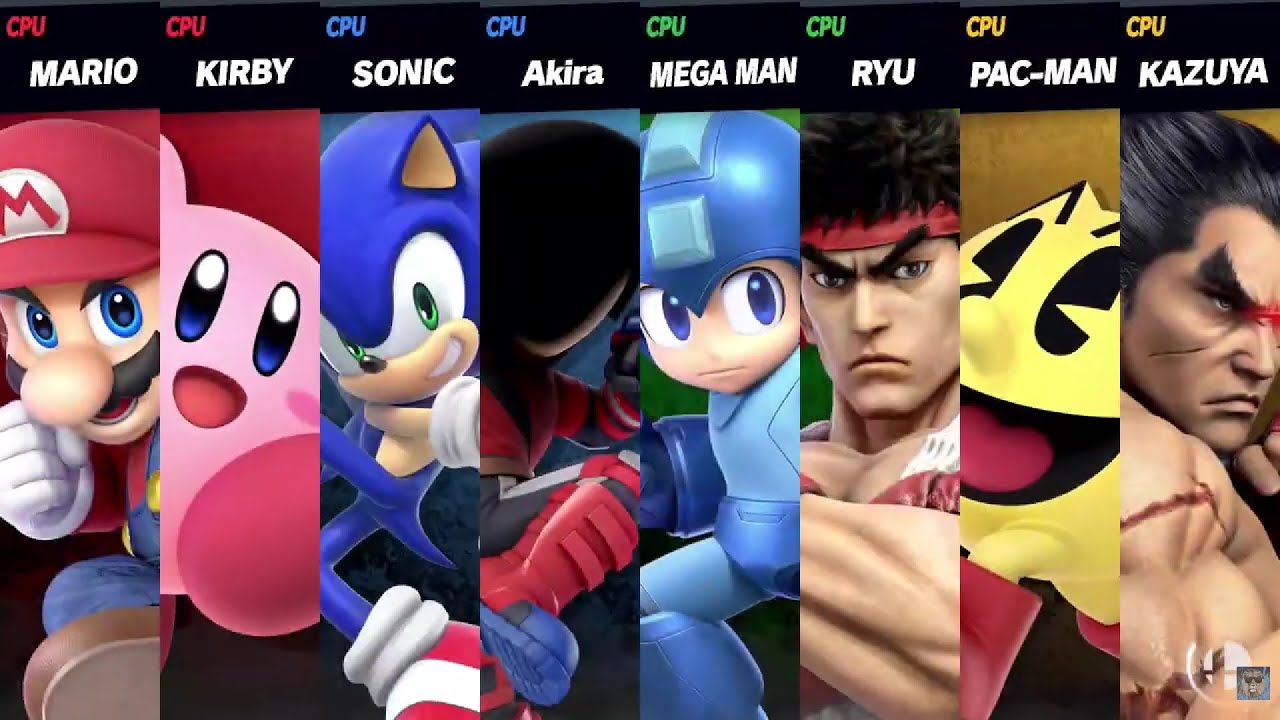 Super Smash Bros. Ultimate - Battle #3291 Nintendo VS Sega VS Capcom VS Namco