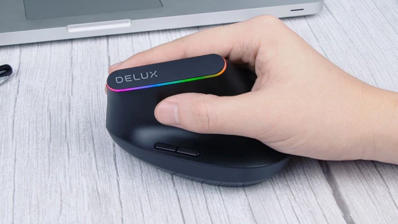 ВЕРТИКАЛЬНАЯ КОМПЬЮТЕРНАЯ МЫШЬ Delux M618C