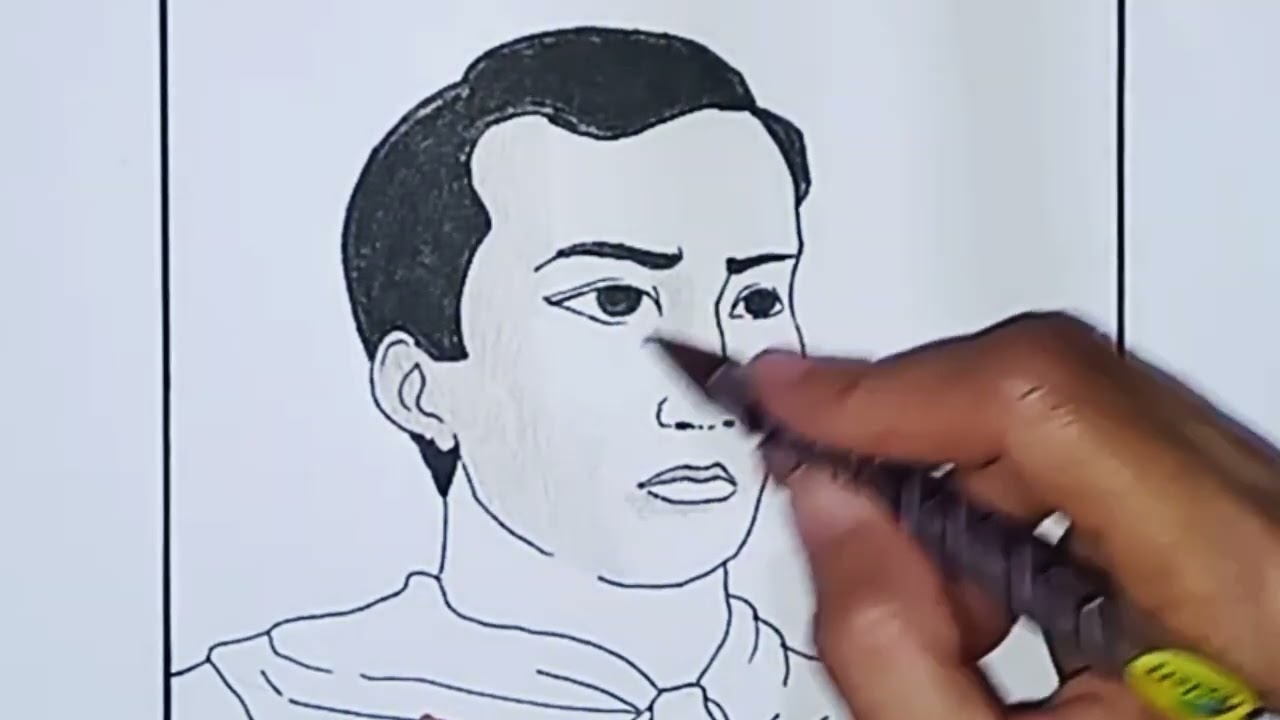 Andre's Bonifacio|Bayani #howtodraw #drawing 