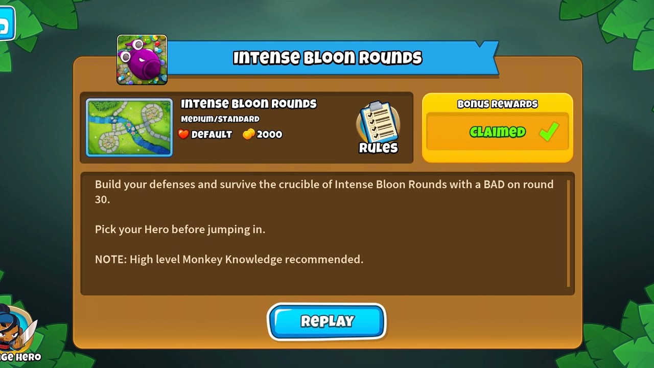 Can YOU 🫵 beat Intense Bloon Rounds ? | Bloons TD 6 Challenges, Quests, and Experiments