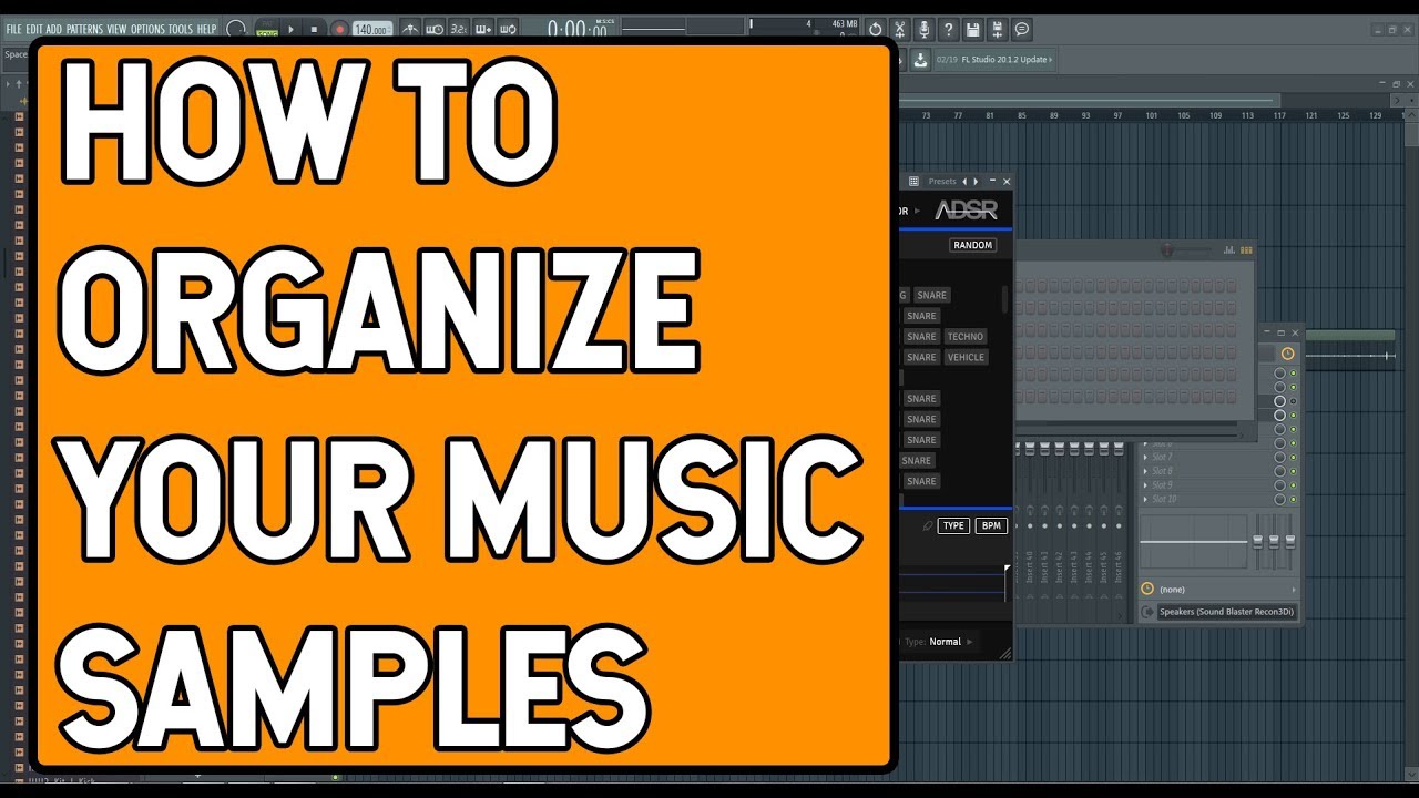 How To Organize Your Music Samples Easily