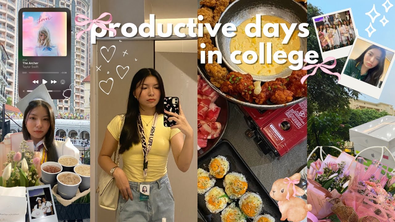 college diaries 🎀📚👩‍🎓shs grad, intense studying of a nursing student, getting an iPad, & BGC nights