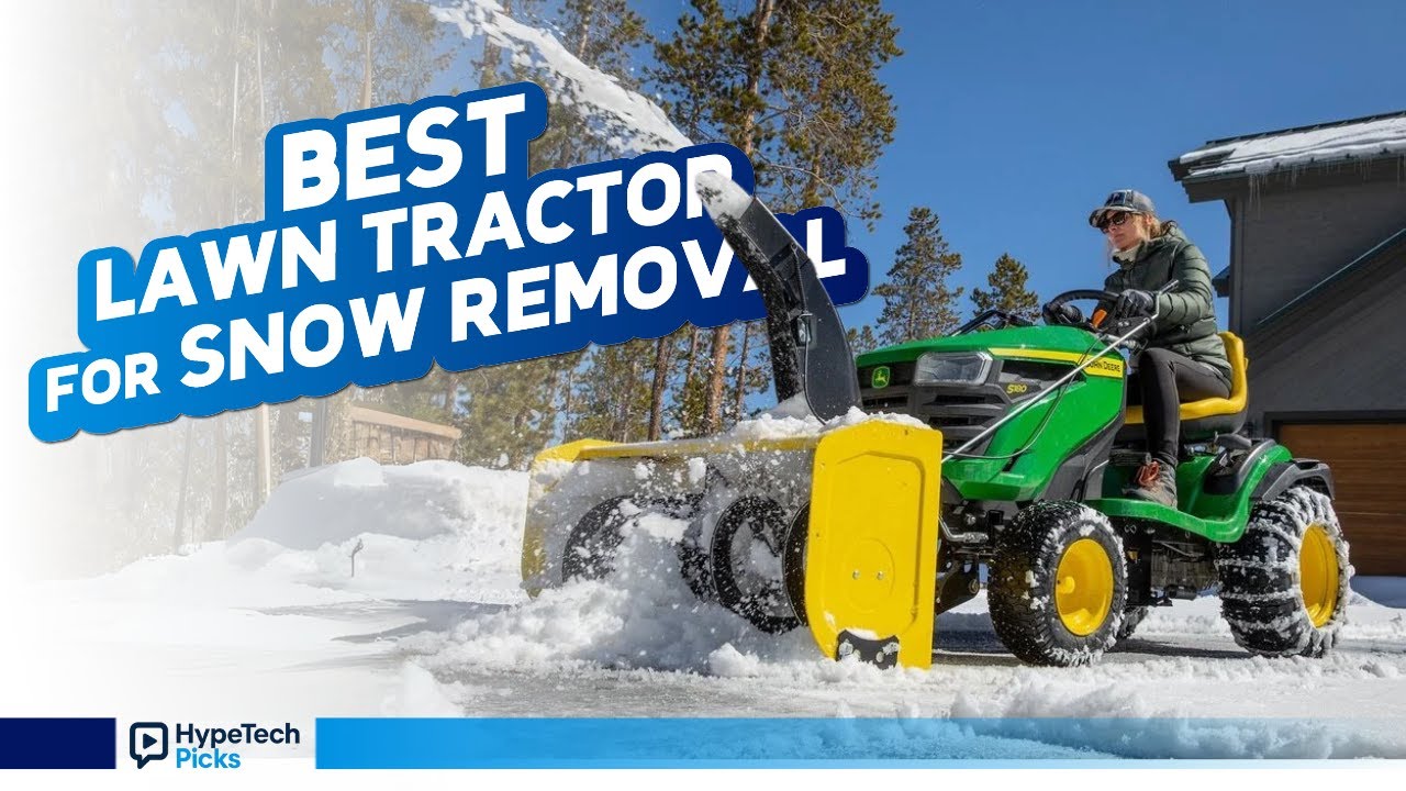 ▶️ TOP 5 - Best Lawn Tractor for Snow Removal | Best Lawn Tractor to Buy In 2025