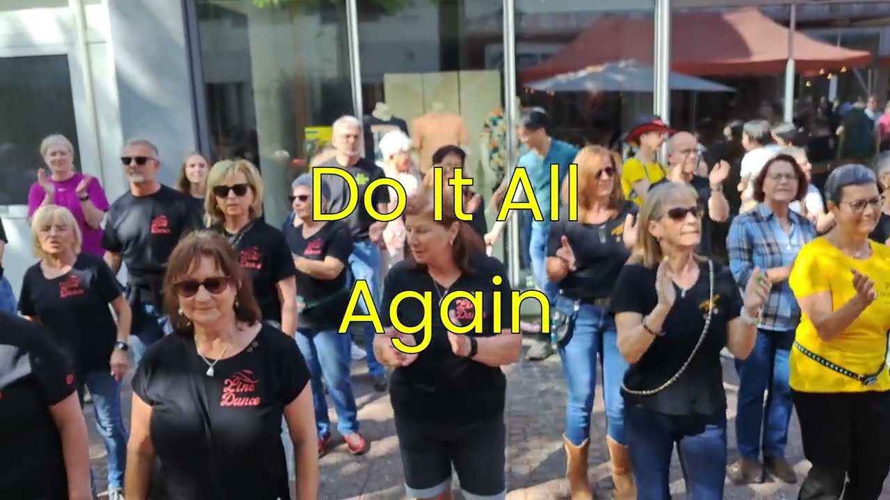 International Linedance Flashmob Bühl/Germany - Do It All Again