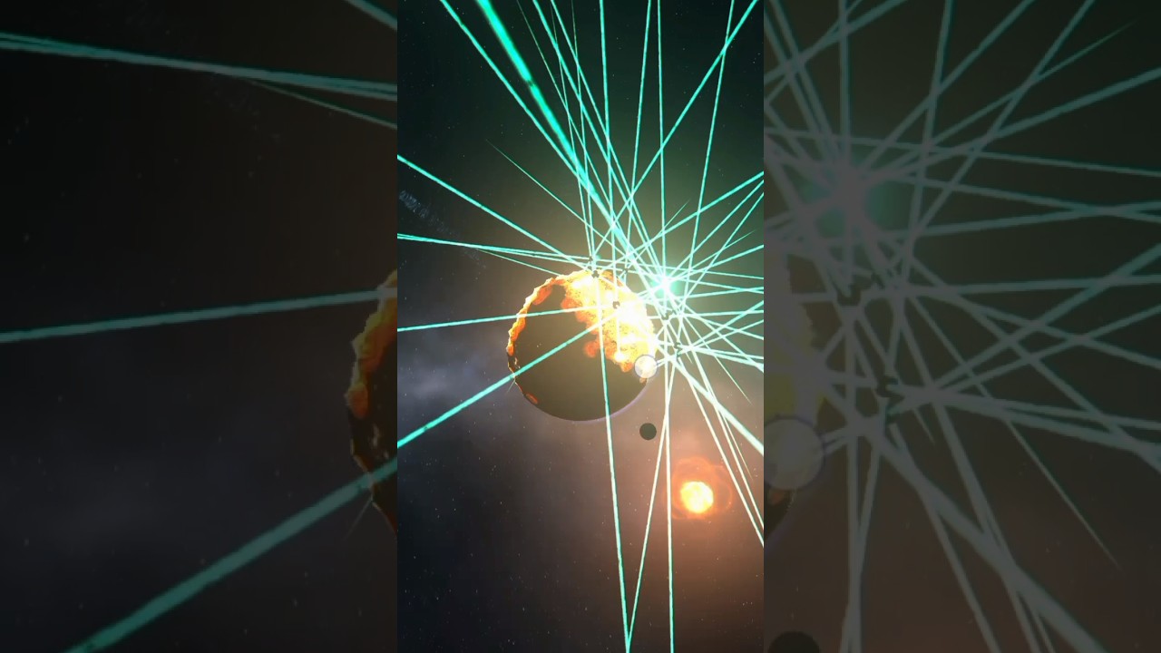 50 laser balls attack on earth #alienattack #shorts