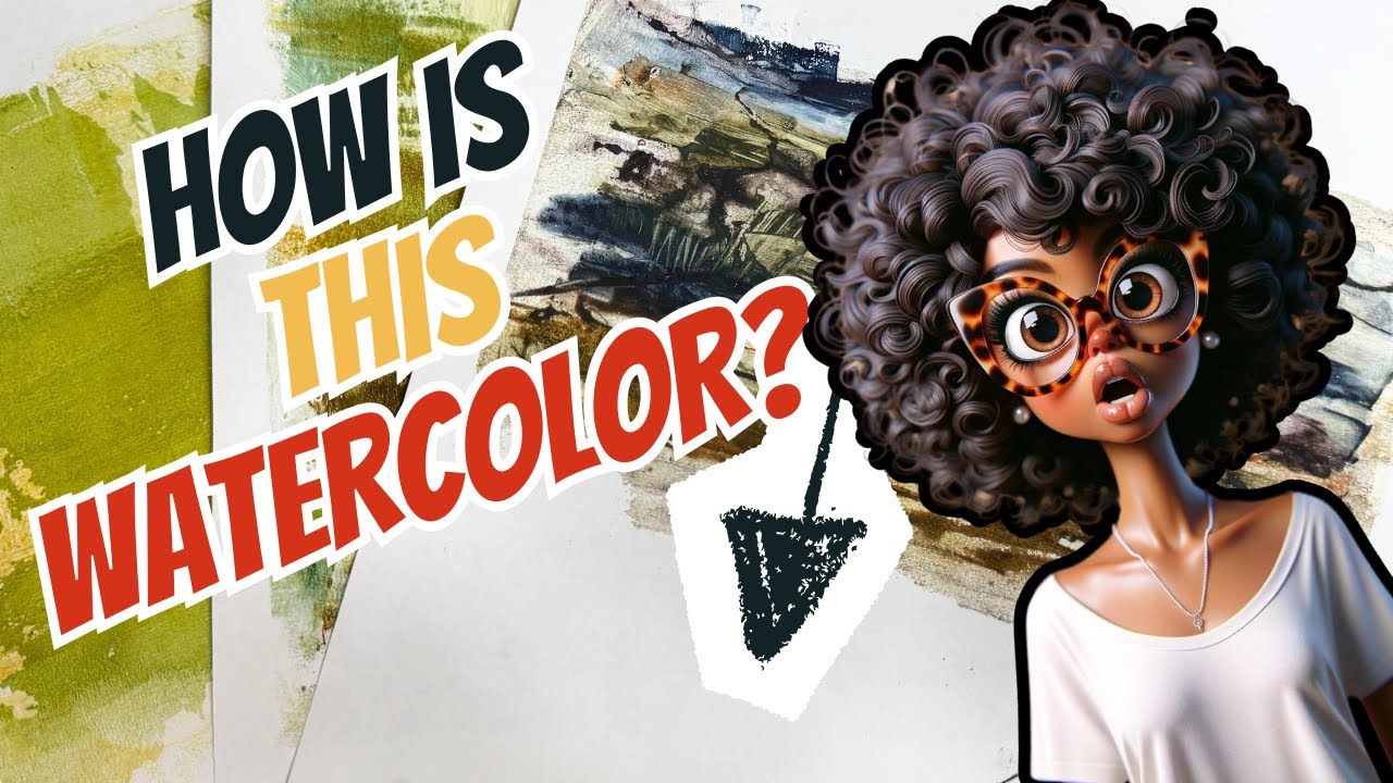 How to Use Watercolor on the Gelli Plate for Amazing Textures! 