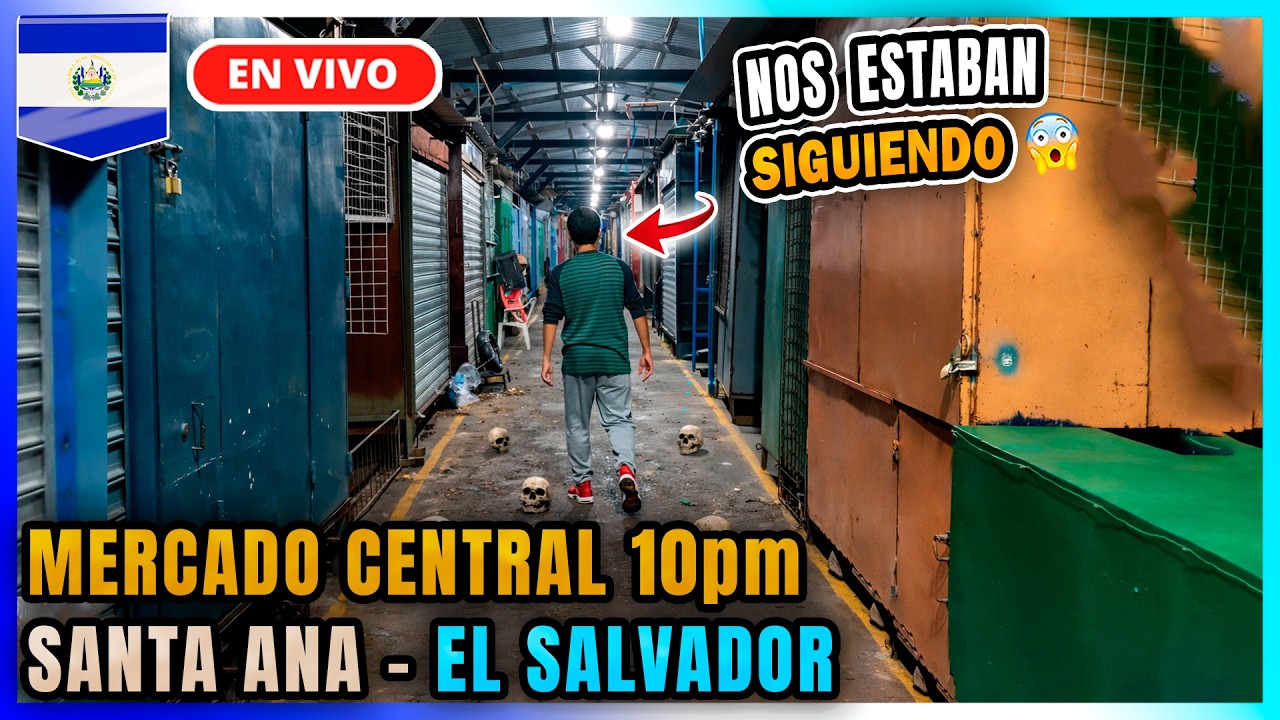 💀Mercado Santa Ana El Salvador NOCHE Asustan?