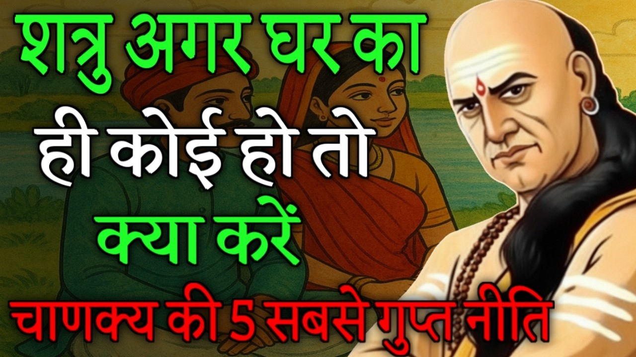 घर के दुश्मन से बचने के उपाय चाणक्य नीति | दुश्मन को उसी की चाल में कैसे फंसाएं | Chanakya Niti