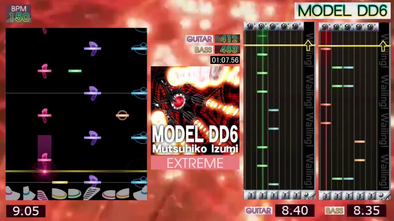 GITADORA / MODEL DD6 - EXTREME (GUITARFREAKS 11thmix & drummania 10thmix)