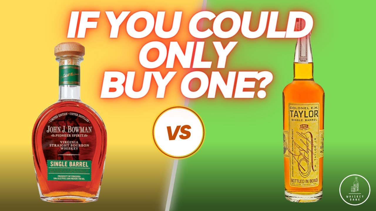 Buffalo Trace Single Barrel Battle!! John J Bowman vs EH Taylor Single Barrels! Which one to BUY??