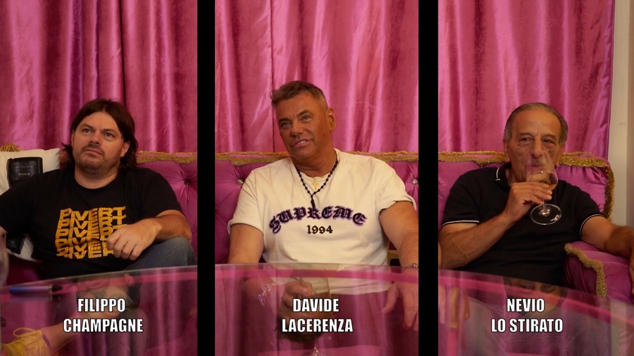 Intervista stile "Le Iene" a Davide Lacerenza, Filippo Champagne e Nevio lo stirato