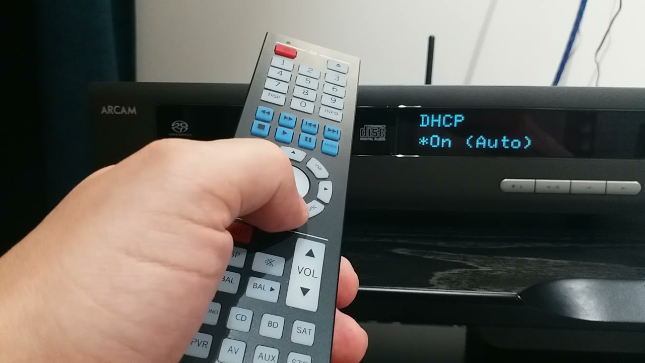 Настройка плеера Arcam CDS50