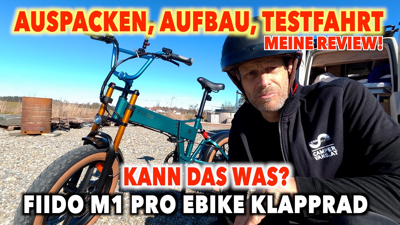 #1355 GUT? eBike fürs TCL-Team! FIIDO M1 PRO | Klapprad | Vorstellung & erste Kilometer