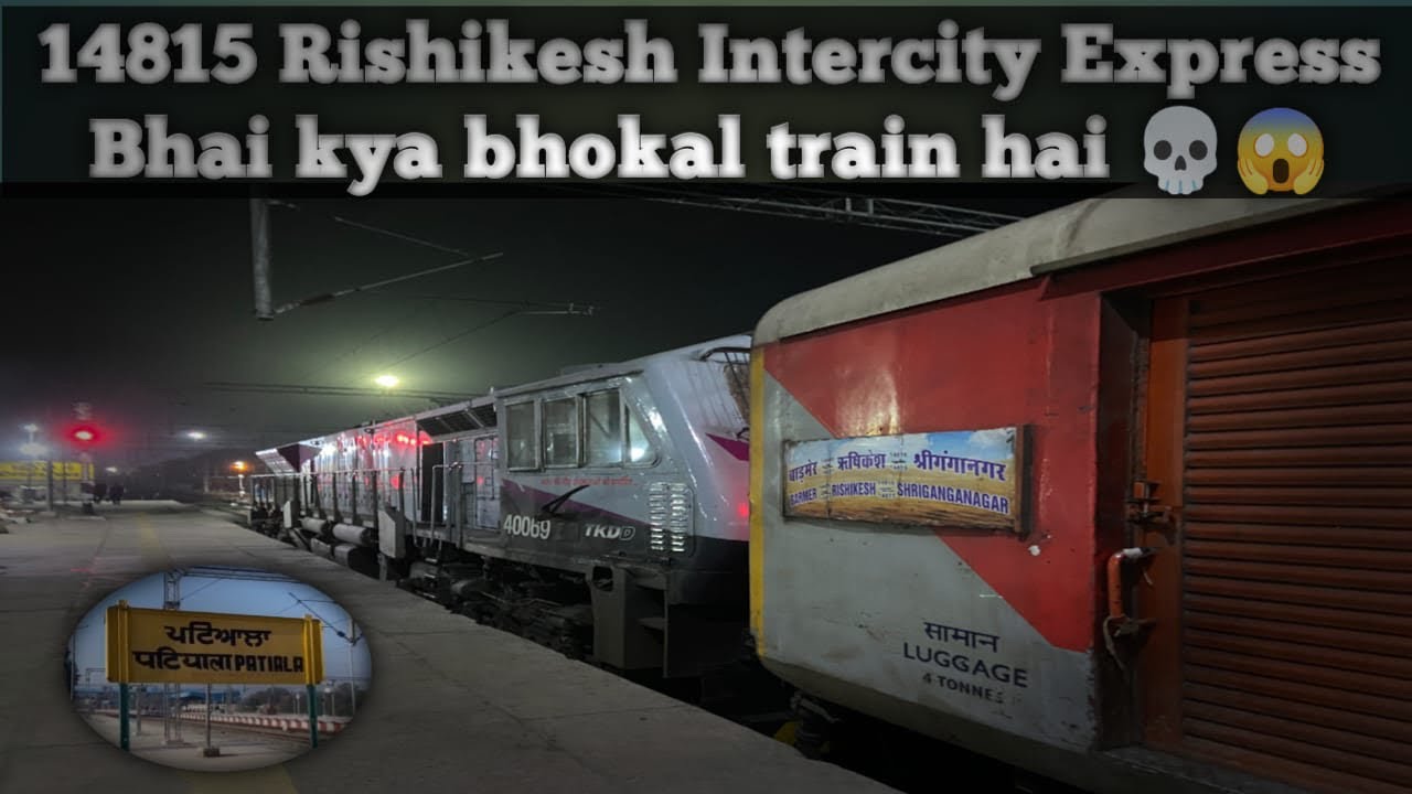 14815 Rishikesh Express Train Journey😱Bahut Mast Train Hai yeh Haridwar Jaane walo ke liye 😍😱