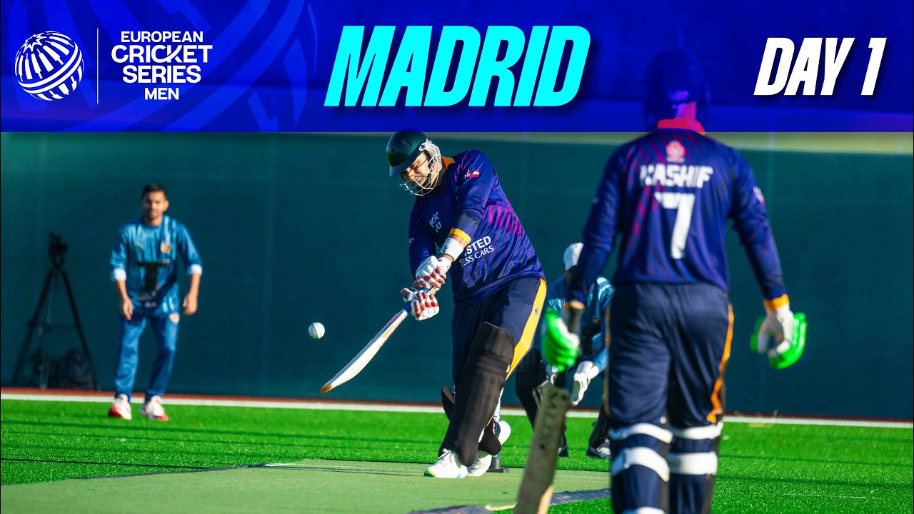 🔴 ECS Spain, Madrid, 2026 | Day 1 | 9 Mar 2026 | T10 Live Cricket | European Cricket