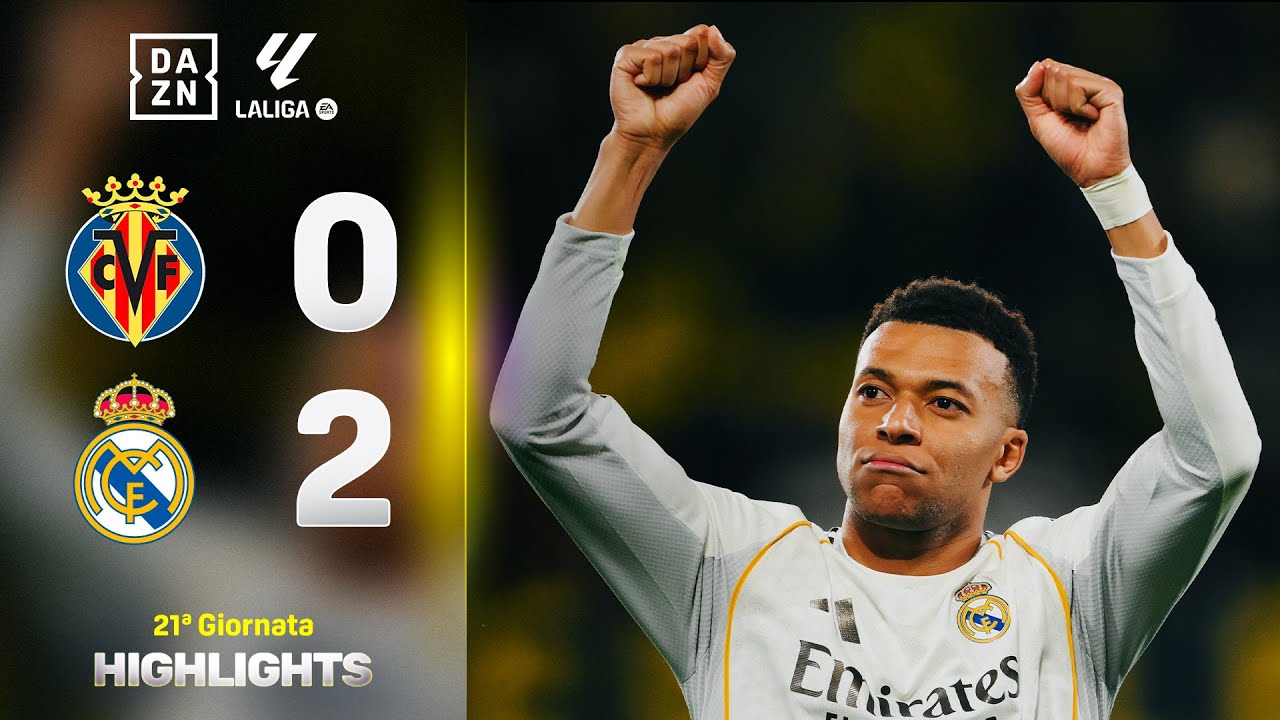 DISUMANO Mbappé, doppietta e cucchiaio su rigore: Villarreal-Real Madrid 0-2 | LaLiga | DAZN