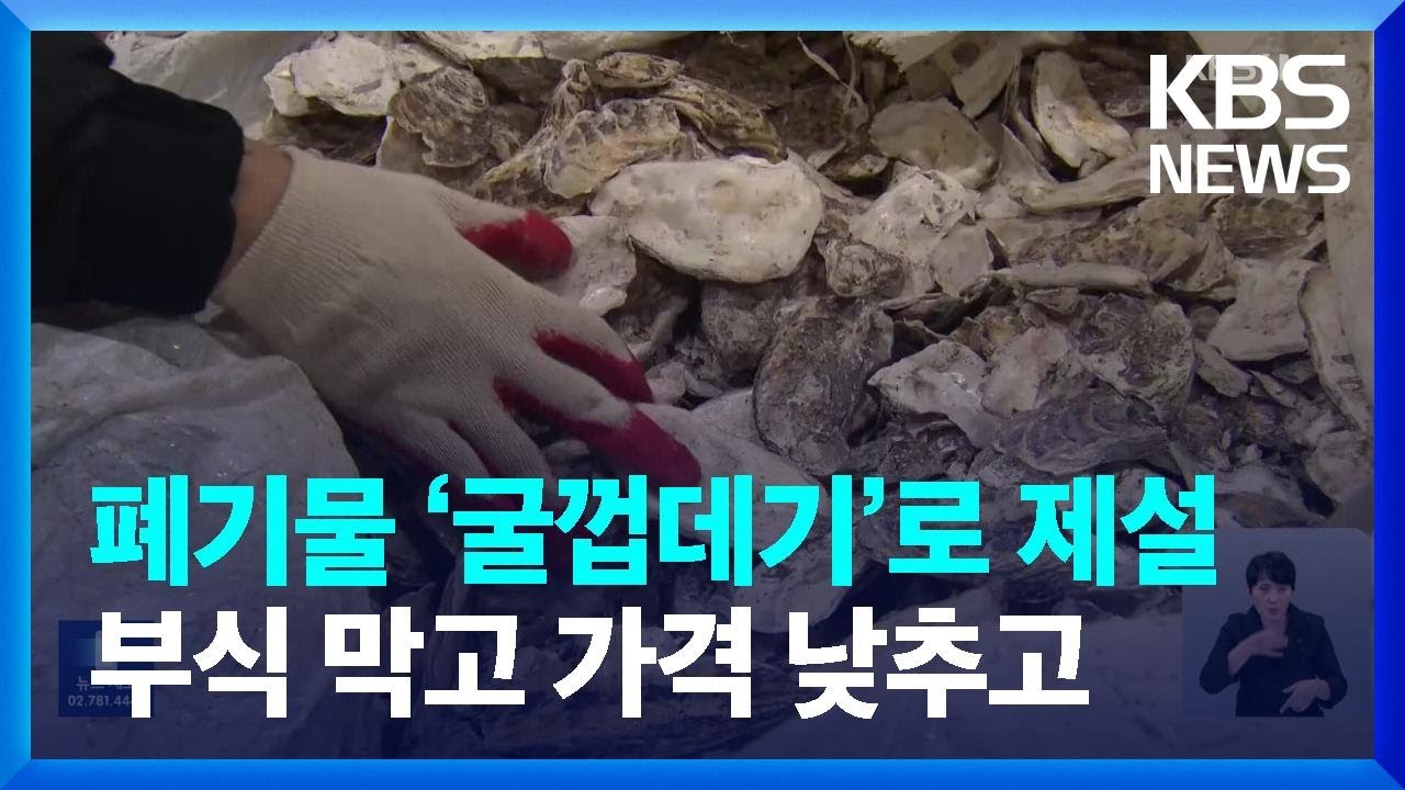 폐기물 ‘굴껍데기’로 제설…부식 막고 가격 낮추고 [기후는 말한다] / KBS  2024.12.18.