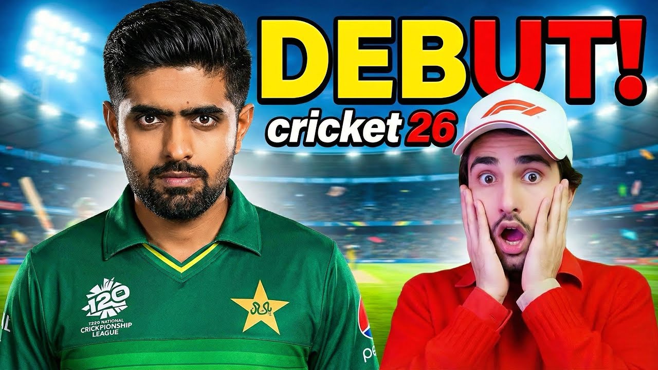 Can Babar Azam Score a Century on his Cricket 26 DEBUT?