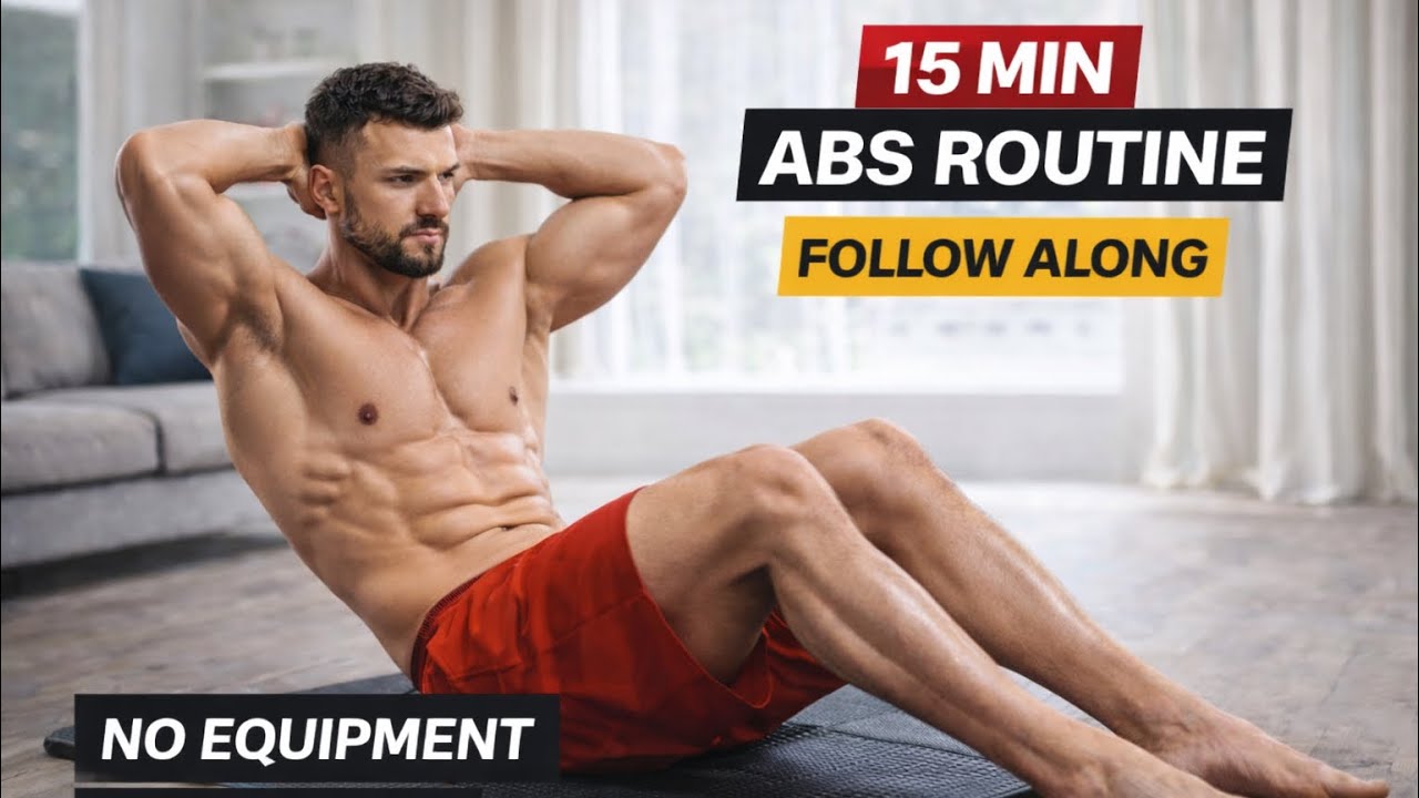 15 mint Core & Abs Workout Routine At Home | No Equipment | Bandfit Home 