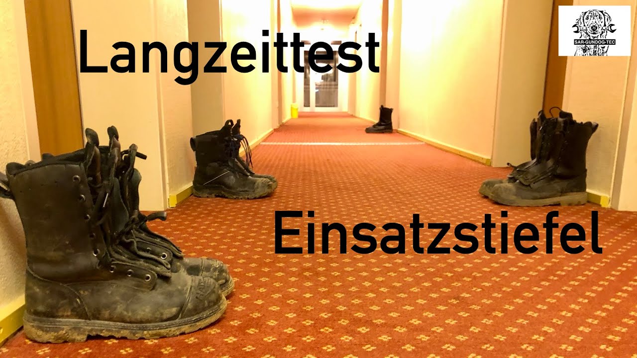 Airpower + Special Fighter HAIX Einsatzstiefel,  Dynamic Ranger STIHL + Parcours AIGLE  Langzeittest