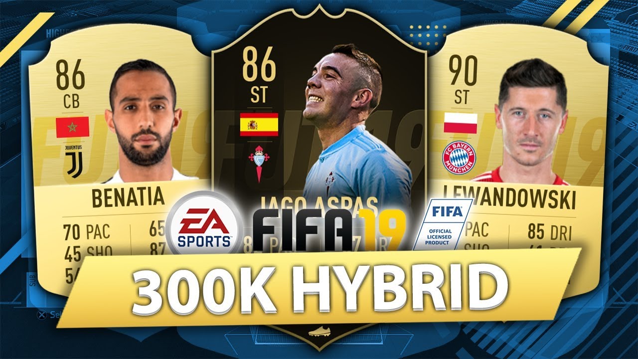 INVINCIBLE 300K HYBRID! FIFA 19 SQUAD BUILDER