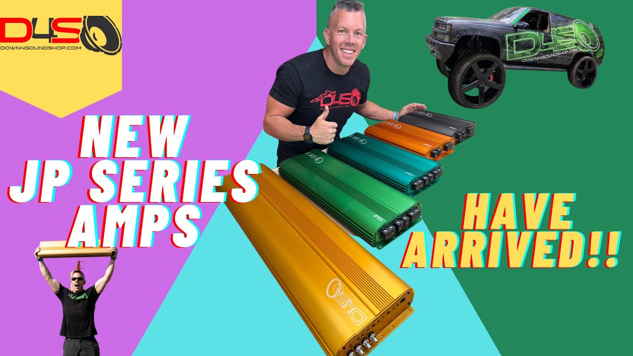 NEW DOWN4SOUND BIG BOY AMPS ARE HERE! JP33 JP43 JP63 JP83 JP13.2AB UNBOXING😵