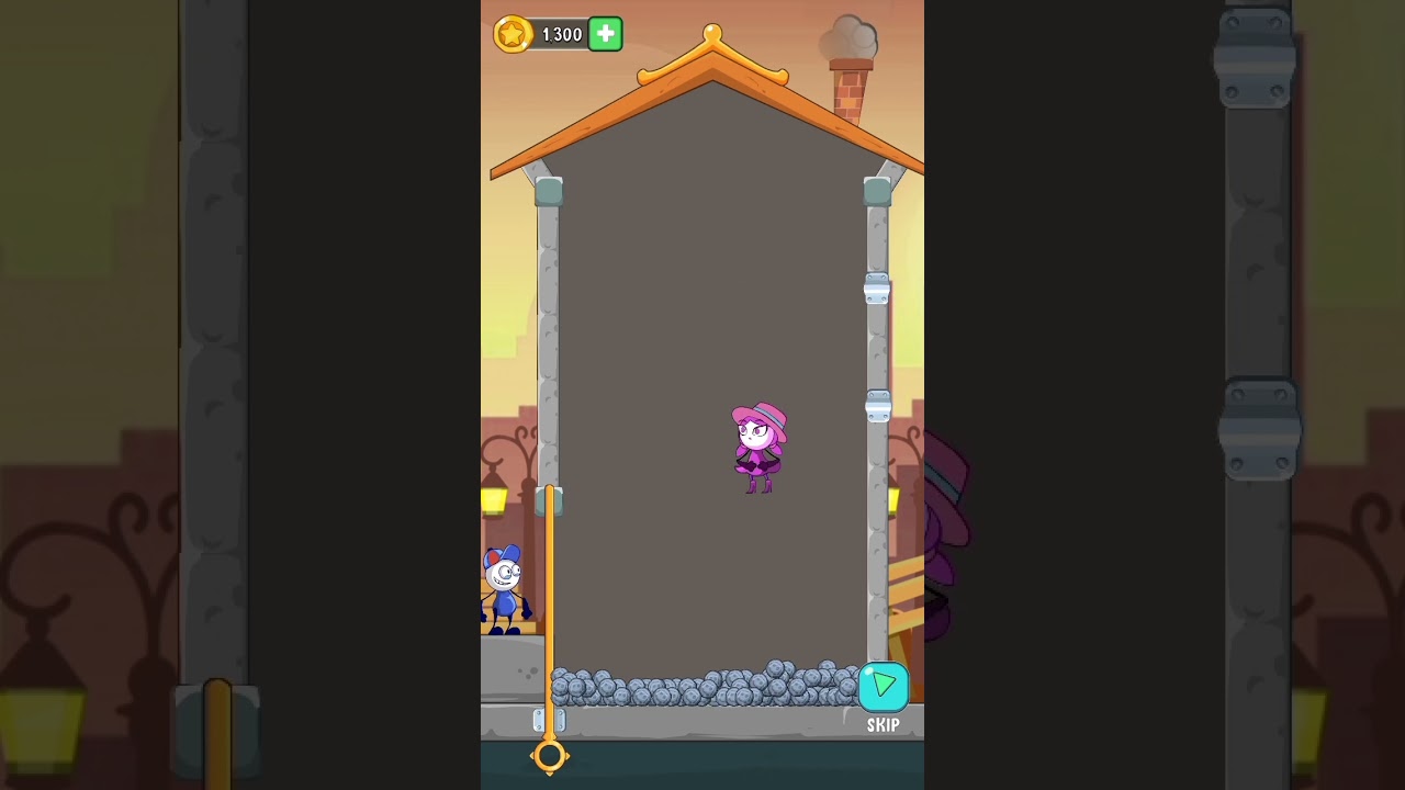 Pencilmation Rescue Genius Pull The Pin Gaming Level 14 #cartoon #shorts