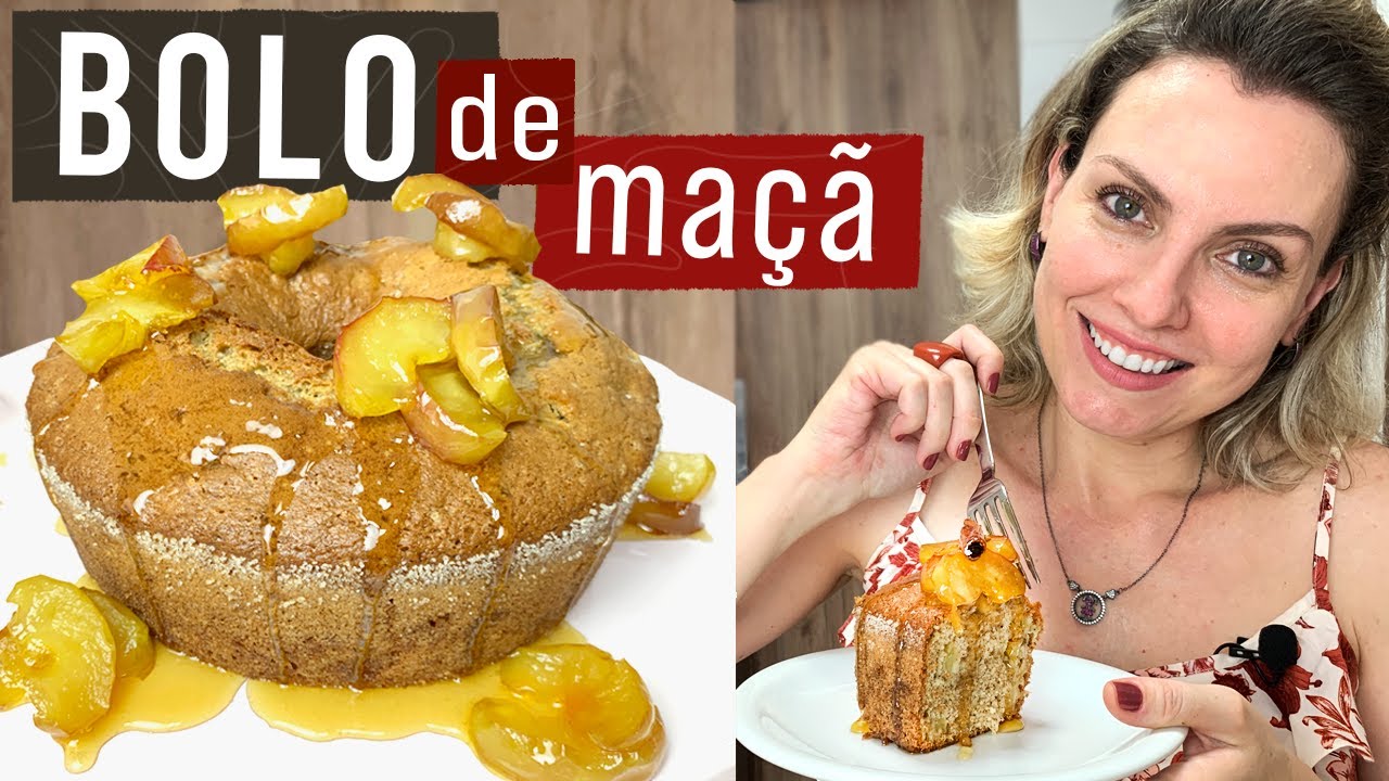 BOLO DE MAÇÃ ENCANTADOR COM COBERTURA CARAMELIZADA: A DOÇURA PERFEITA PARA SEU PALADAR
