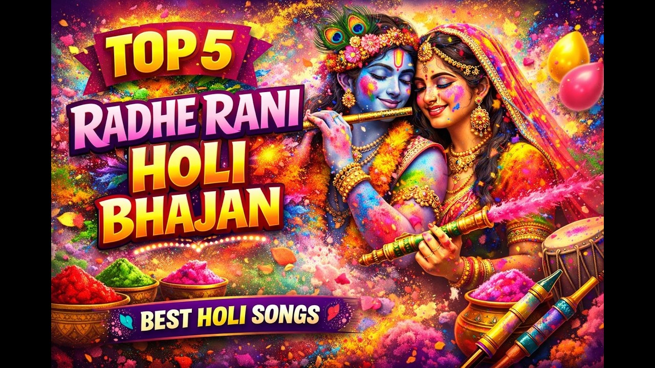 2026 के होली भजन 🌸 Nonstop Holi Bhajan 2026 | Top 5 Radhe Rani Holi Bhajan | Holi Bhajan 2026