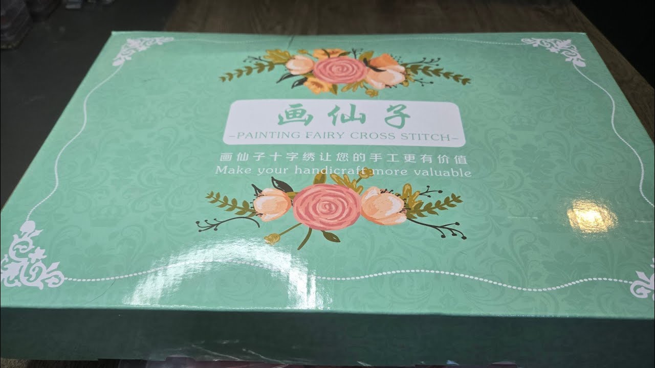 New Painting Fairy Unboxing - quick chat on partial stitches. 