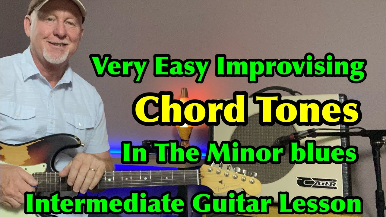 Improvising With Chord Tones In Minor Blues # Guitar Lesson