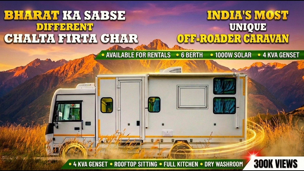 Ultimate Caravan Motorhome Campervan: Full Walkthrough of Modern Comfort on Wheels Available on rent