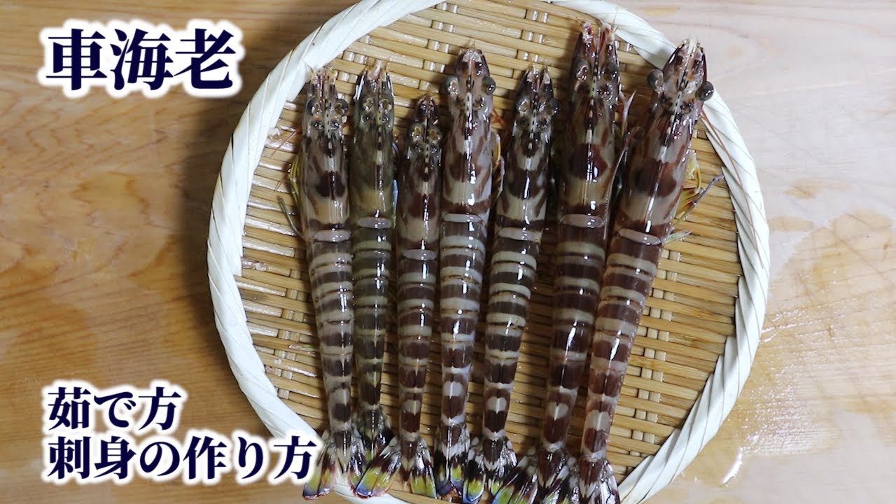 車海老のさばき方・茹で方／背わたの取り方や刺身での食べ方まで