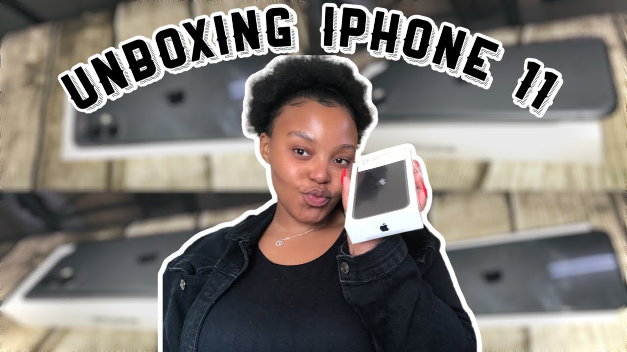 Unboxing iPhone 11(Black) + setup (2021)|| South African YouTuber #unboxing #birthdayGift