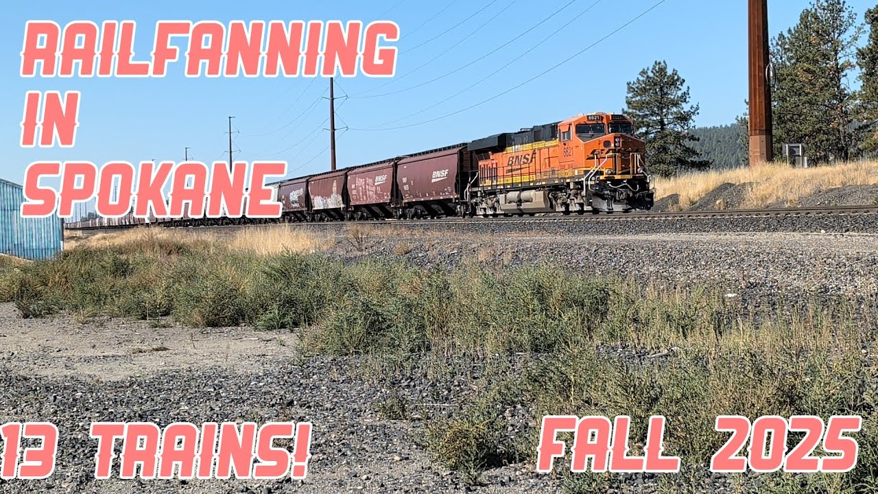 Spokane Train Action – BNSF & UP in Eastern Washington (Sept–Oct 2025)