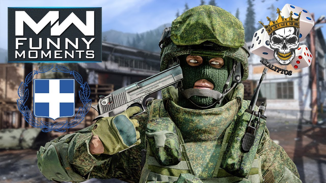 GREEK FUNNY MOMENTS IN CoD WARZONE (ROSOPONT TEAM)
